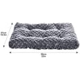 thumbnail image 4 of Basics Washable Cat and Dog Bed and Crate Pad, Indoor, Easy to Clean, 23" x 18" x 2.5", Gray, 4 of 7