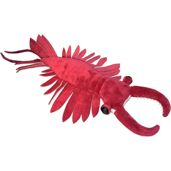 Realistic Anomalocaris Stuffed Animal Plush Toy, Lifelike Shrimp Animal Plushies, Simulation Animals Doll