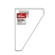 Hyper Tough 9 X 6.5 3-Way Shelf Bracket, White