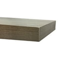 InPlace Shelves Rectangle Wood Modern Floating Wall Shelf with