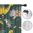 thumbnail image 4 of Blackout Kids Curtains,Green Dinosaurs ChristmasTrees Socks Pattern Childrens Insulated Curtains Set Of 2,Bedroom Essentials,Toddler Room Decor 42"x84", 4 of 5
