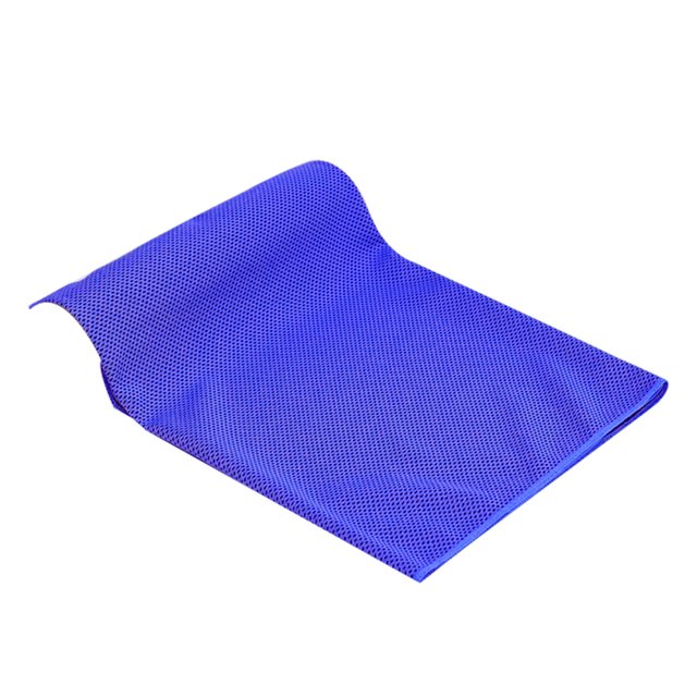Toalla de enfriamiento Colorfast Ligero Hielo Suave Transpirable Toalla fría para Yoga Deporte Correr Gimnasio Entrenamiento Fitness Royalblue 30x90cm/11.81x35.43in