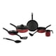 thumbnail image 1 of Batería de Cocina Ekco Trends 9 Piezas Rojo con Antiadherente, 1 of 4