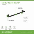 thumbnail image 6 of Symmons 493Tb18 Verity 18" Towel Bar - Black, 6 of 7