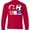 Red, variant on Inktastic Go, USA- Soccer, Football Long Sleeve Youth T-Shirt