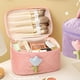 thumbnail image 4 of Bolsa de maquillaje, neceser, bonita bolsa de almacenamiento de maquillaje, neceser de viaje para mujer., 4 of 6