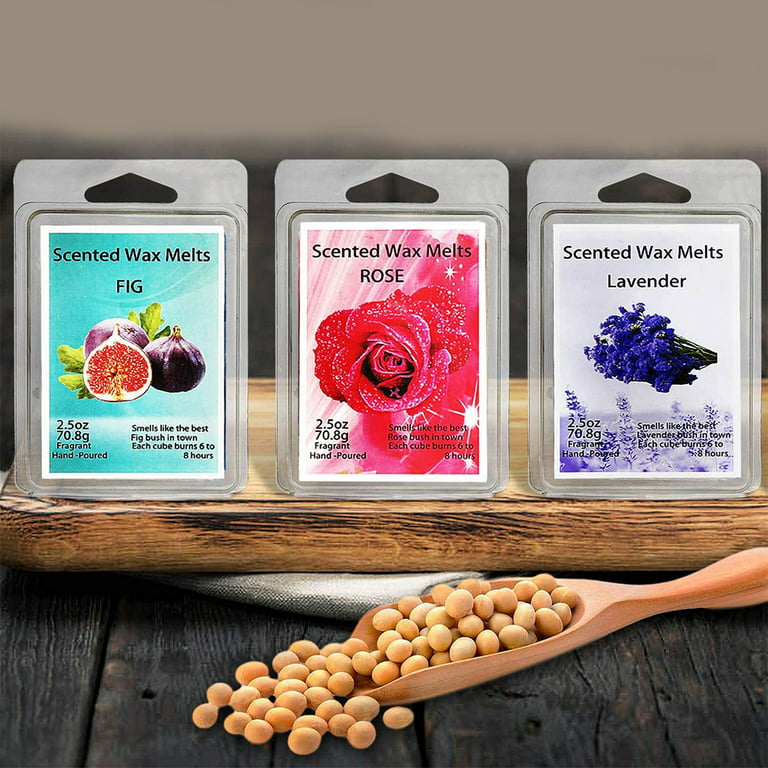  Wax Melts, Soy Wax Cubes for Wax Warmer, 8 Scents Gift Set for  Women, Friend, Birthday