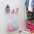 thumbnail image 1 of Bath Toy Organizer Bathroom Toy Storage Mesh Bag With 2 Suction Cups, 1 of 8