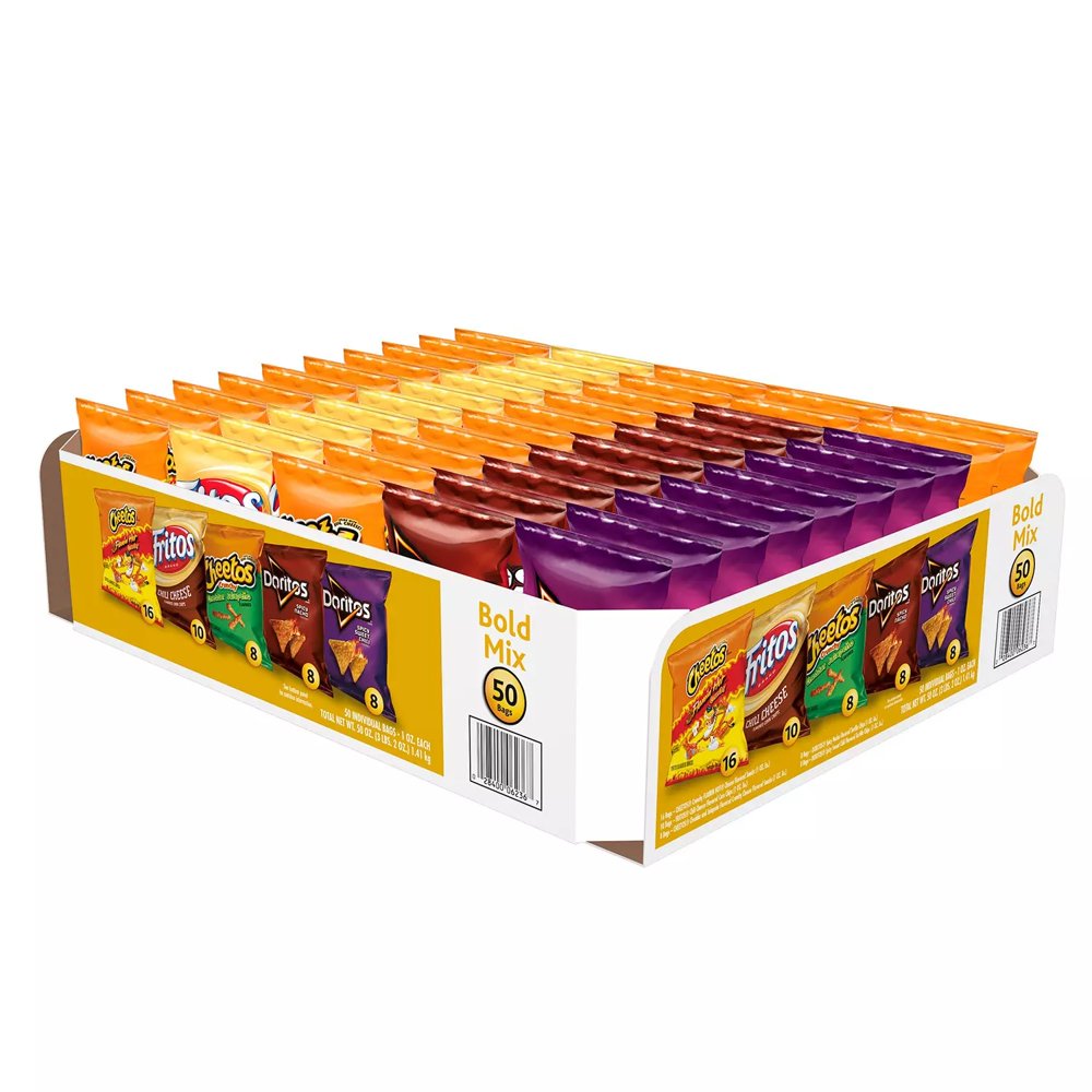 FritoLay Bold Mix Variety Pack (50 Pack)