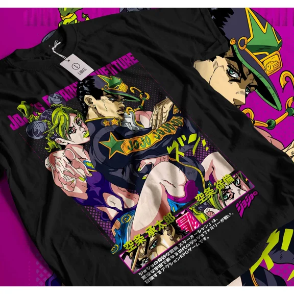 Jolyne Jotaro T-shirt Cujoh Kujo JoJo's Bizarre Adventure Anime JJBA Gift S499 | eBay