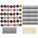 thumbnail image 1 of Kit de accesorios juego de dardos ANGGREK 12 ejes 42 plumas 100 puntas, 1 of 8