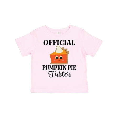 

Inktastic Thanksgiving Official Pumpkin Pie Taster Gift Toddler Boy or Toddler Girl T-Shirt