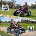 thumbnail image 6 of East doll 24V Ride on Toys for Big Kids, 24V Ride ons Car ATV for Kid with 4×200W Motors, Parent Remote Control, Bluetooth Music, Adjustable Seat, Off Road Kids Electric Car for Ages 3-12, Red, 6 of 10