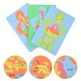 thumbnail image 3 of 3pcs EVA Organos Humanos Rompecabezas Diy Codo Cognitivo órganos Puzzle Toy educativo, 3 of 5