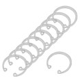 thumbnail image 1 of Uxcell Internal Retaining Rings, E-Clip Snap Ring 304 Stainless Steel Internal Circlip for Automobile mm 36, 1 of 7