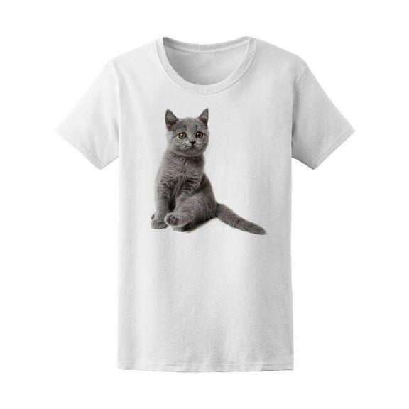 Kitten British Cat Sitting
T-Shirt Women -Image by Shutterstock, Female XX-Large