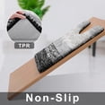 thumbnail image 3 of Sortora Microfiber Toilet Rugs U-Shaped, Shaggy Soft and Absorbent Bathroom Rugs, Non-Slip, Thick Plush Bathroom Mat, Machine Washable Dry Contour Bath Mats for Toilet Base, 20" x 20", Black, 3 of 6