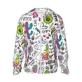 thumbnail image 1 of Balery Fun Animal with Unicorn Sudadera ligera de manga larga con capucha y protección solar UPF 50+ para hombre y mujer, ideal para pesca y running-3X-Large, 1 of 7