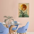 thumbnail image 2 of GooTPa Chic Lily Sun Canvas Wall Art, Canvas Prints Wall Art for Living Room Bathroom Bedroom Office, Art Print Painting for Home Decorations - 12x16in, 2 of 5