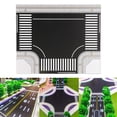 thumbnail image 5 of MERIGLARE 1/64 Intersection Model with Sidewalk Scene Simulated Dioramas Ornament Miniature City Street Scene for Building DIY Projects 28cmx23cm, 5 of 8
