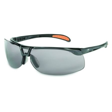 

Uvex Protege Safety Glasses Black Frame Anti-fog Gray Lens Made in USA #S4205X