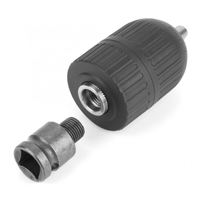 Adaptador de portabrocas sin llave de 1/2"(13 mm) para atornillador de impacto de conexión rápida
