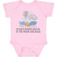 thumbnail image 3 of Inktastic My Great Grandpa Loves Me to the Moon and Back Elephants Boys or Girls Baby Bodysuit, 3 of 5