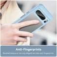 thumbnail image 6 of Allytech for Google Pixel 7 Pro Clear Case, Hybrid Rugged Anti-Yellow Shockproof Hard Shell Back Cover Phone Case for Google Pixel 7 Pro, Blue, 6 of 9