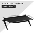 thumbnail image 2 of 2 Pcs Tablette Supérieure de Télé Tablette d'Écran Réglable Tablette Supérieure de Moniteur Support de Rangement Supérieur de Télé Tablette d'Écran d'Ordinateur pour Support de Cellulaire, Boîtiers Multimédias, Console de Jeu, Routeur et Maison (Noir, 11.8 x 4.7 Pouces), 2 of 7