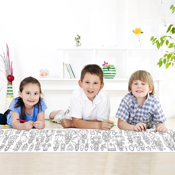 Vaidha Graffiti Picture Scroll Can Be Attached To The Wall Painting Paper To Draw Children's Graffiti Picture Scroll