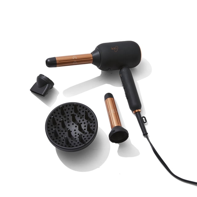 iOn Luxe Autowrap Airstyler 4 en 1 - Secador de pelo intercambiable y rizador para todo tipo de cabello
