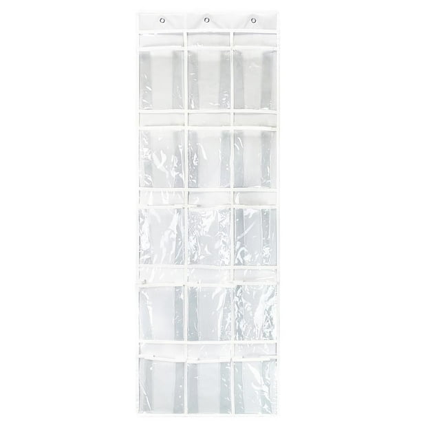 Transparente Pvc Bolsa Colgante Puerta Trasera Artículos Diversos Tarro De Mermelada Almacenamiento De Aperitivos Bolsa Colgante Herramientas De Maquillaje Zapatos Organizador 15 Bolsillos Eigraketly HA019424-00
