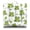Green Fro, variant on Green Frog Print Meditation Cushion - Thick Square Floor Pillow with Nature Forest Pattern for Yoga & Sitting, 4.7" Fluffy Support