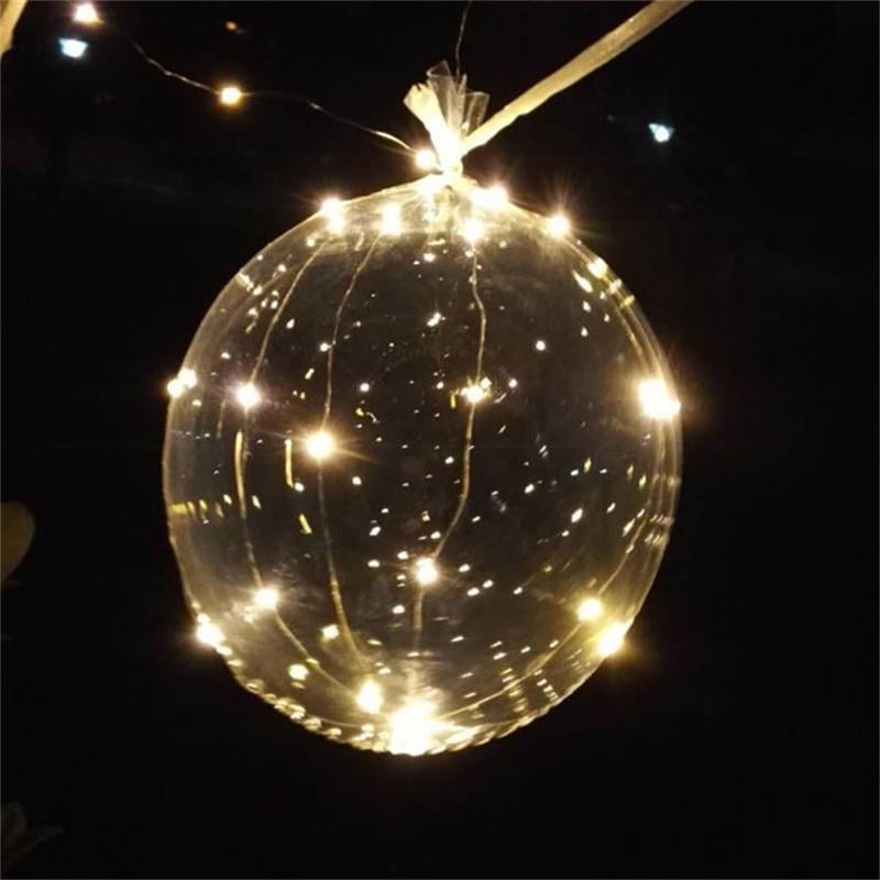 LED Colorful String Light Balloon Christmas Home Garden Party Decoration Helium 