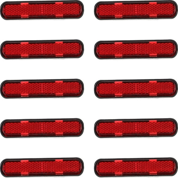 10pcs Safety Reflector Screw On Trailer Safety Reflector Car Screw On Reflector