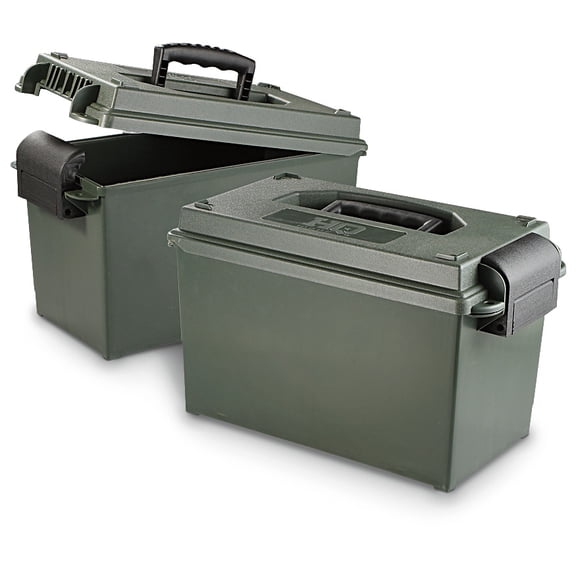 HQ ISSUE .50 Caliber Ammo Cans, 2 Pack