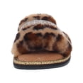 thumbnail image 2 of Guess Womens Slippy Faux Fur Rhinestone Slide Slippers, 2 of 3