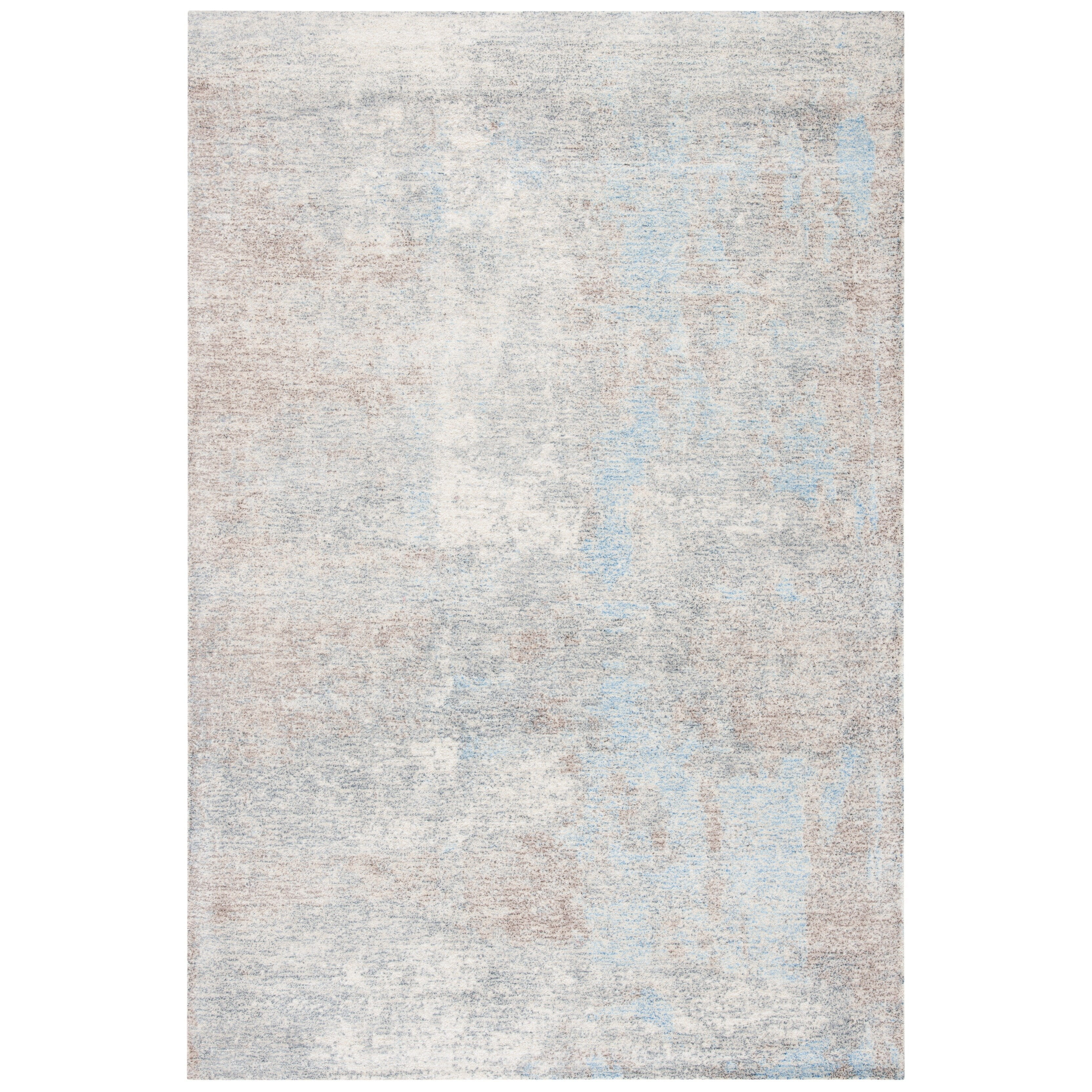 SAFAVIEH Restoration Vintage Janae Abstract Area Rug, Grey/Blue, 3' x 5'