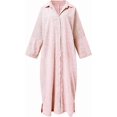 thumbnail image 3 of AURA Women's Casual Long Sleeve Button Down Loose Striped Cotton Maxi Shirt Dress, 3 of 5