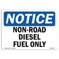 thumbnail image 1 of SignMission OS-NS-A-1014-L-15114 Panneau de Signalisation de 10 x 14 Po - Carburant Diesel Non Routier Seulement, 1 of 1