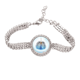 thumbnail image 1 of Logo Burning Lung Pulsera de tobillera de cadena de tenis, joyería de diamantes, 1 of 3