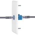 thumbnail image 3 of 2 Paquetes de Salida de Placa de Pared Coaxial Ethernet con 1 Puerto Cat6 y 1 Puerto Tipo F Coaxial Chapado en Oro RJ45 Placas de Pared, 3 of 5