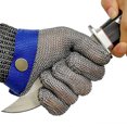 thumbnail image 4 of Cut Resistant Glove Food Grade, Stainless Steel Mesh Metal Glove Knife Cutting Glove for Butcher Meat Cutting Oyster Shucking Kitchen Mandoline Chef Slicing Fish Fillet, 4 of 5