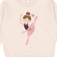 thumbnail image 3 of Inktastic Ballet Dancer for Little Girls Toddler Sweatshirt, 3 of 4
