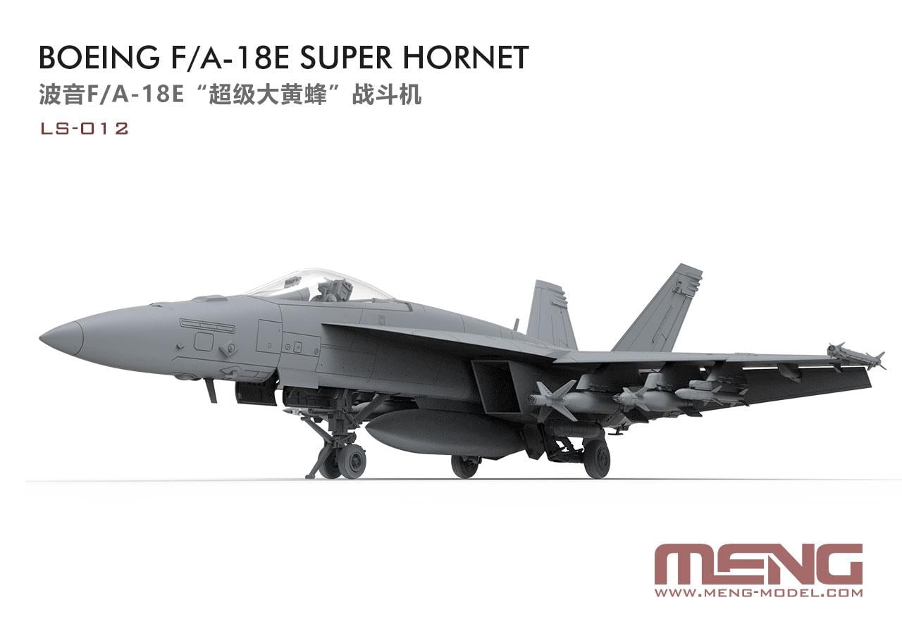 MENG LS-012 1/48 Plastic Model Kit BOEING F/A-18E SUPER HORNET LUDODACTYLUS SERIES