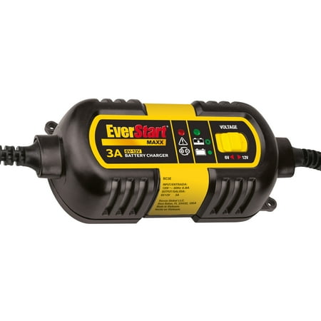 EverStart MAXX 3 Amp 6V/12V Automotive Battery Charger (BC3E) - New