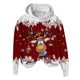 thumbnail image 4 of WILLBEST Sudadera de Mujer con Capucha, Estilo Casual, con Estampado Navideño de Ciervos con Cabeza Grande y Copos de Nieve Cuello Redondo, Manga Larga y Diseño Ligero Chica​​, 4 of 4