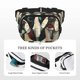 thumbnail image 5 of Easygdp Colorful Bulldog Duo Fanny Packs para Mujeres y Hombres, Bolsa de Cinturón, Bolsos de Cruz para Trabajo/Correr/Senderismo, 5 of 9