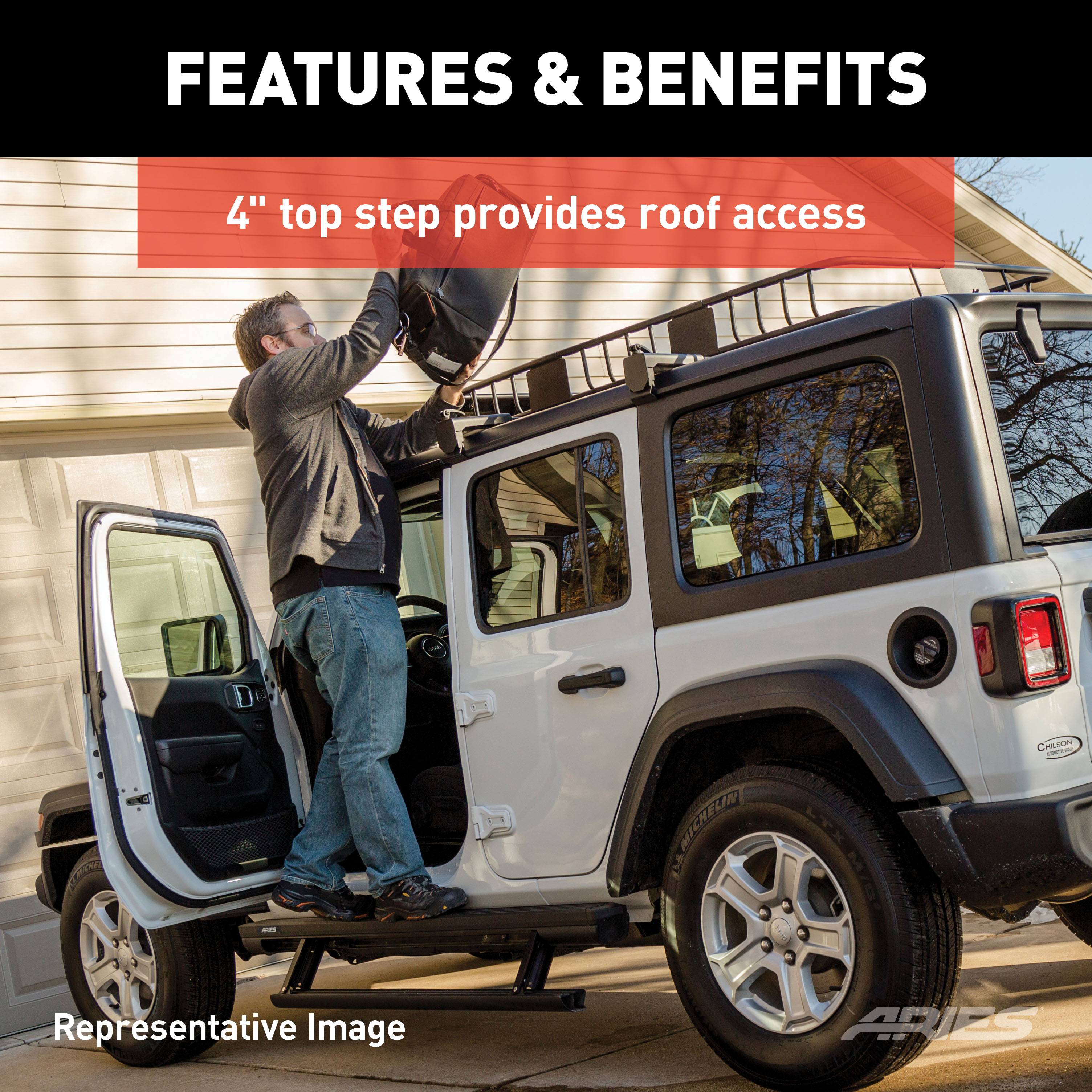ActionTrac Powered Running Boards Fits select: 2013-2018 RAM 1500, 2009-2012 DODGE RAM 1500