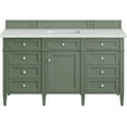 thumbnail image 6 of James Martin Vanities 650-V60s-3Enc Brittany 60" Single Basin Poplar Wood Vanity Set -, 6 of 7